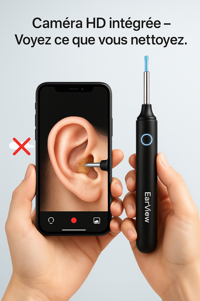 EarView™ - L’alternative sûre et moderne aux cotons-tiges